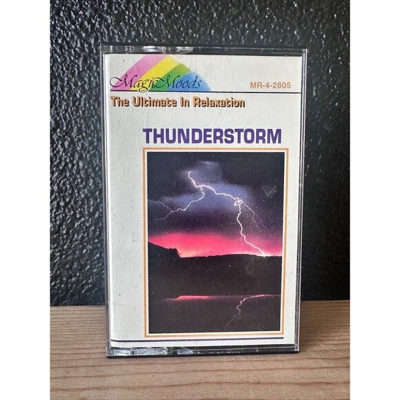 Other - Magic Moods Thunderstorms Cassette New Age Relaxation Yoga Meditation Rain Light